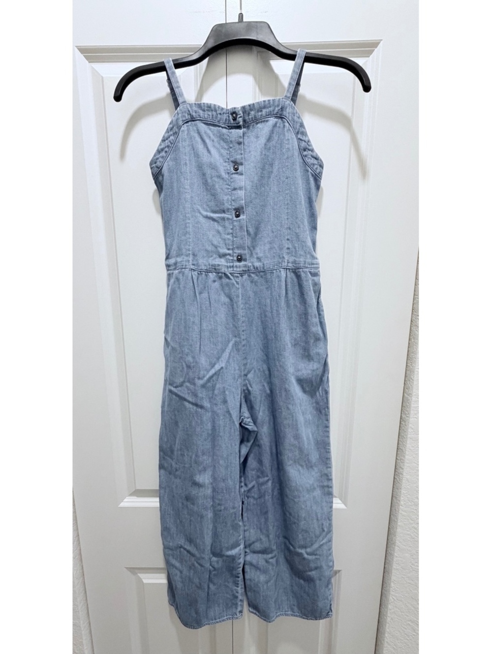 Abercrombie Kids Blue Denim Jumpsuit Girls Size 13/14